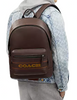 Coach West Backpack With Coach Stripe