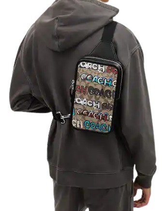 Coach Coach X Mint + Serf Sullivan Pack In Signature Canvas