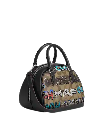 Coach Coach X Mint + Serf Sydney Satchel In Signature Canvas Coach Coach X Mint + Serf Sydney Satchel In Signature Canvas