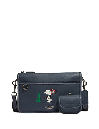 Coach Coach X Peanuts Heritage Convertible Crossbody With Snoopy Motif