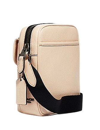 Coach CE613 Coach x Peanuts Heritage Crossbody with Snoopy Motif Gunmetal Ivory Multi