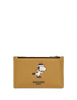 Coach Coach X Peanuts Zip Card Case With Snoopy Motif