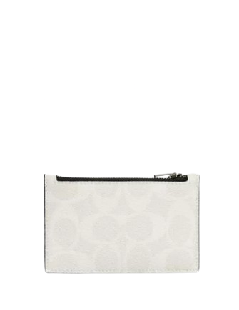◆Coach◆ card case NWT Coach Zip Card Case In Signature/halloween/ creature