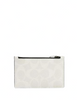 Coach Zip Card Case In Signature Canvas