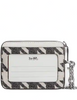 Coach Zip Card Case With Houndstooth Print