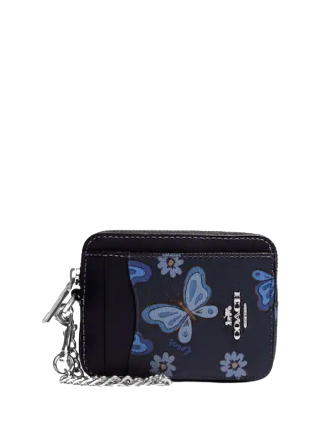 Zip Card Case Coach Small Zipper Wallet Coach Zip Card Case With