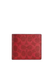 Coach 3 In 1 Wallet In Signature Canvas Bold Red