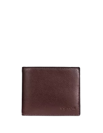 Coach 3 In 1 Wallet Mahogany Brown