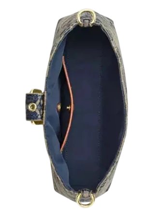 Coach Abbie Shoulder Bag In Signature Regenerative Cotton Denim