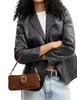 Coach Abbie Shoulder Bag Warm Brown