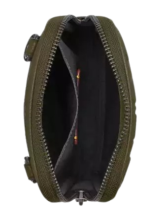 Coach Aden Crossbody Bag In Signature Leather Olive Drab