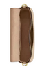 Coach Amelia Saddle Bag With Signature Canvas Dark Natural