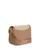Coach Amelia Saddle Bag With Signature Canvas Dark Natural