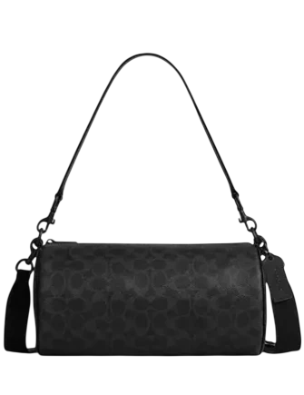 Coach Andre Barrel Bag 30 In Signature Canvas