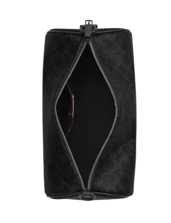 Coach Andre Barrel Bag 30 In Signature Canvas Black