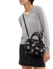 Coach Andrea Carryall Bag With Bow Print Black 