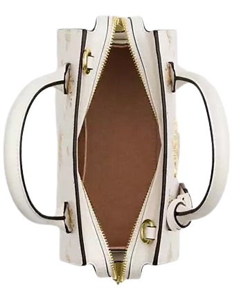 Coach Andrea Carryall Bag With Floral Print Chalk