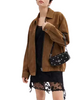 Coach Andrea Small Shoulder Bag With Star Print Black