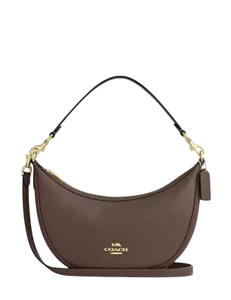Coach Aria Shoulder Bag Dark Stone