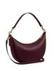 Coach Aria Shoulder Bag Dark Wine
