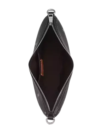Coach Aria Shoulder Bag With Star Print Black
