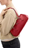 Coach Asher Shoulder Bag Dark Cardinal