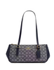 Coach Asher Shoulder Bag In Signature Jacquard Navy Midnight Navy