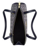 Coach Asher Shoulder Bag In Signature Jacquard Navy Midnight Navy