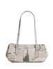Coach Asher Shoulder Bag With Newspaper Print Chalk