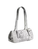Coach Asher Shoulder Bag With Newspaper Print Chalk