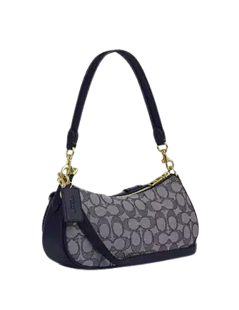 Coach Ashton Bag In Signature Jacquard Navy Midnight Navy