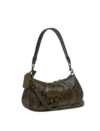 Coach Ashton Bag With Snake Print Olive