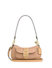 Coach Ashton Mini Shoulder Bag In Signature Leather Faded Blush