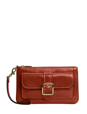 Coach Ashton Wristlet Cinnamon