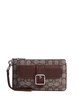 Coach Ashton Wristlet In Signature Jacquard Oak Maple