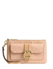 Coach Ashton Wristlet In Signature Leather Faded Blush