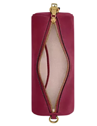 Coach Barrel Bag Dark Fuchsia