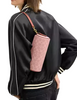 Coach Barrel Bag In Signature Canvas Melon Pink