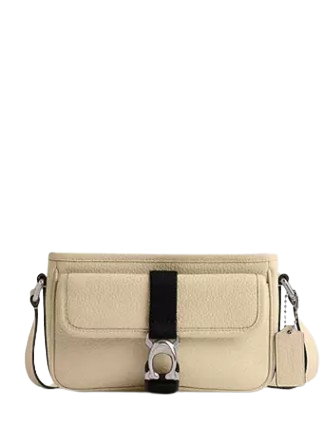 Coach Beck Slim Crossbody In Signature Canvas Ivory