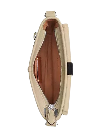Coach Beck Slim Crossbody In Signature Canvas Ivory