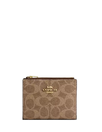 Coach Bifold Wallet In Signature Canvas | Brixton Baker