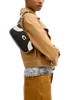 Coach Bowling Small Shoulder Bag Black White