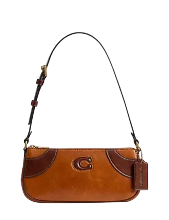 Coach Bowling Small Shoulder Bag Saddle
