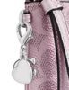 Coach Boxed Corner Zip Wristlet In Signature Canvas With Charms Pink