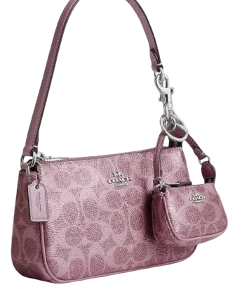 Coach Boxed Nolita 19 And Nolita Bag Charm Set Pink