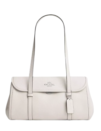 Coach Bridget Flap Shoulder Bag Chalk