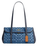 Coach Bridget Flap Shoulder Bag In Signature Denim Indigo