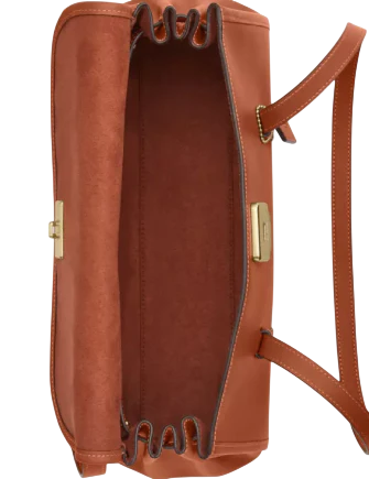 Coach Bridget Flap Shoulder Bag Tan