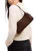 Coach Brooklyn Shoulder Bag 26 Dark Chocolate