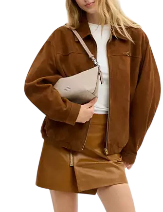 Coach Caitlin Shoulder Bag In Signature Canvas Sand Taupe